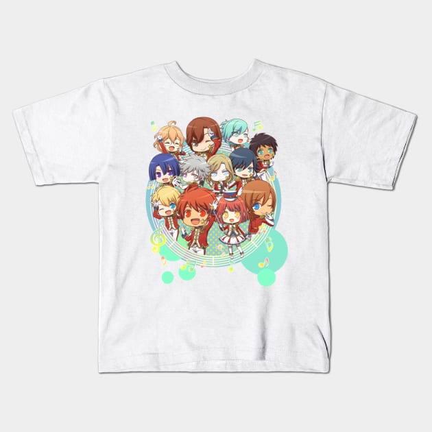 UtaPri Chibi Kids T-Shirt by valival